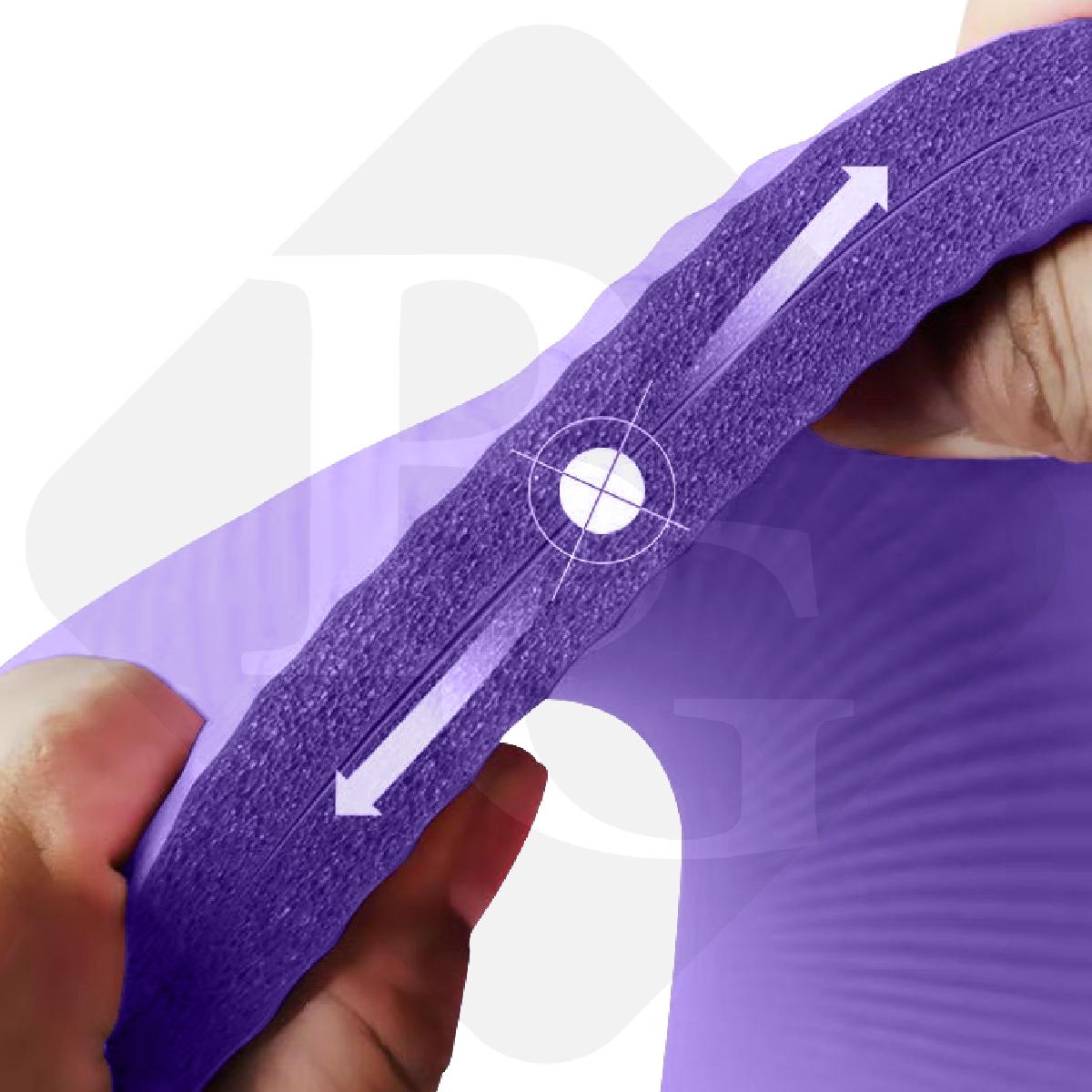 BG Thảm tập Yoga,GYM chuyên dụng dày 15mm NBR nguyên khối, độ đài hồi tốt, chống lún, Chống trơn trượt, độ bám cao, ngăn ngừa hôi và ẩm mốc