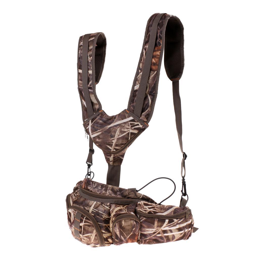 Fishing Tackle Bag Multifunctional Waist Bag Jungle Camo Hunting Camping