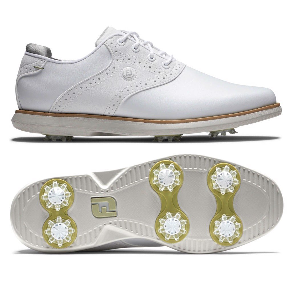 Giày Golf Nữ FJ BS W FJ TRADITIONS ALL WHITE - 97901W060