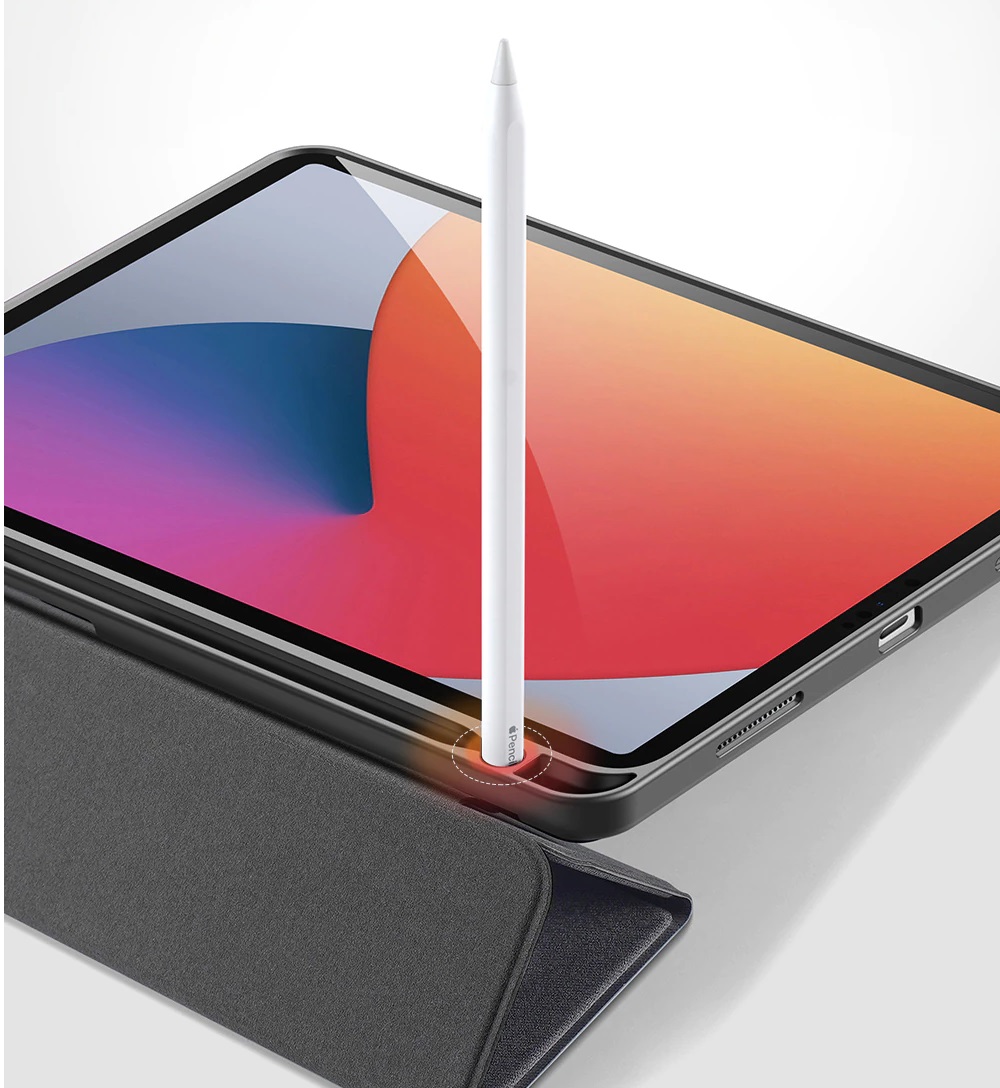 Bao Da Cao Cấp Dành Cho iPad Pro Air 4 10.9 inch, iPad Air 5 10.9 inch Chính Hãng Dux Ducis DOMO Có Khay Đựng Bút - Hàng Chính Hãng