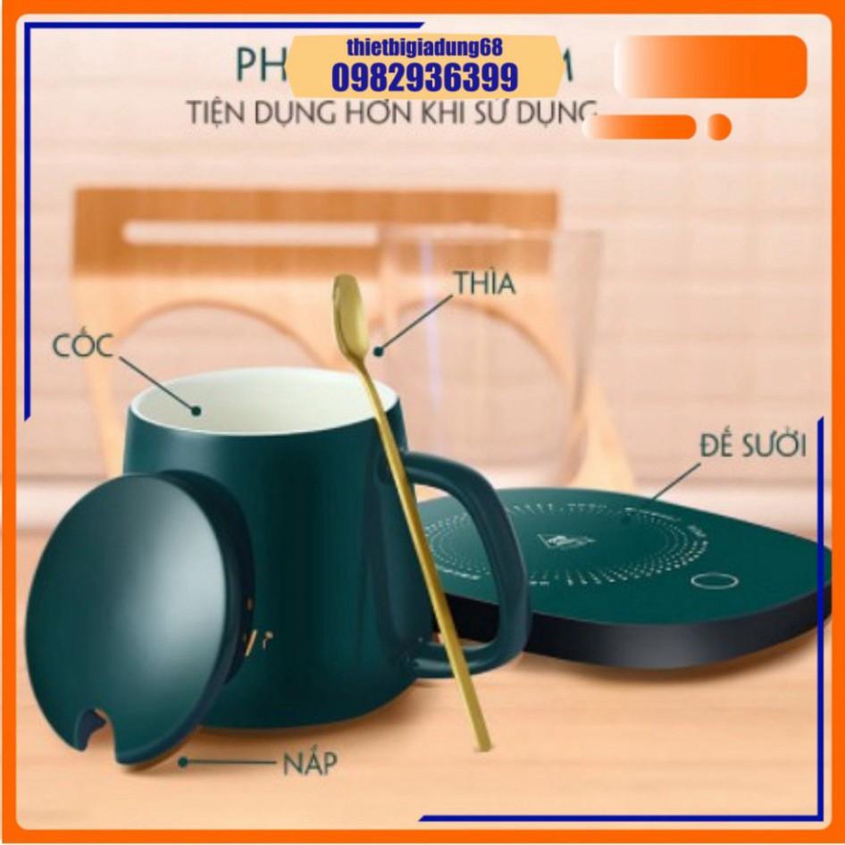 Cốc Hâm Nóng Đồ Uống Kèm Đế Giữ Nhiệt – Cốc Làm Nóng Đồ Uống Đa Năng - Cốc Hâm Nóng | (HO2)