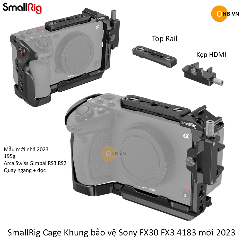SmallRig Cage So-ny FX30 FX3 4183 mới nhất 2023