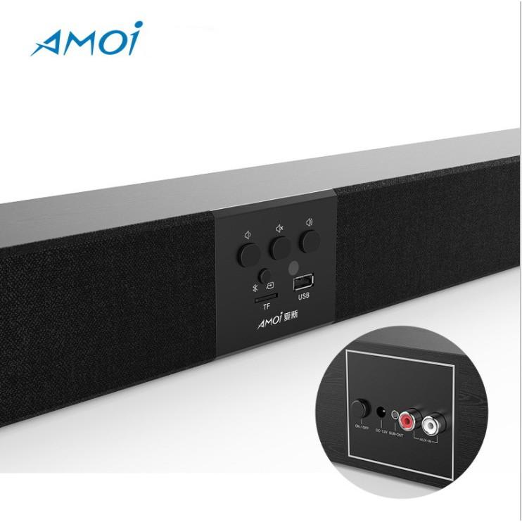Loa Soundbar âm thanh 3D 5.1 8 loa tích hợp công suất 100w bluetooth 4.0 Amoi + tặng bộ 2 micro - ShopToro - AsiaMart
