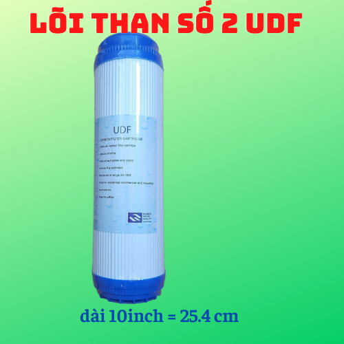 LÕI LỌC SỐ 2 UDF 10inch DÙNG CHO MỌI MÁY LỌC NƯỚC