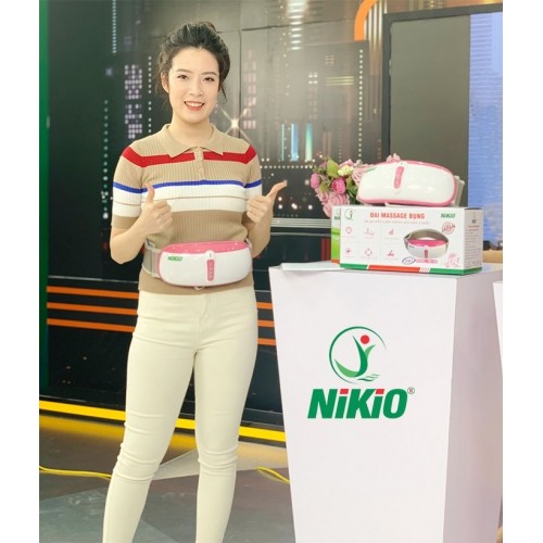 Đai Massage Bụng Nikio NK-169AC - Công Nghệ Rung, Lắc Và Xoa Bóp Tiên Tiến, Kết Hợp Hồng Ngoại Hỗ Trợ Giảm Mỡ Bụng, Làm Săn Chắc Cơ Cực Nhanh