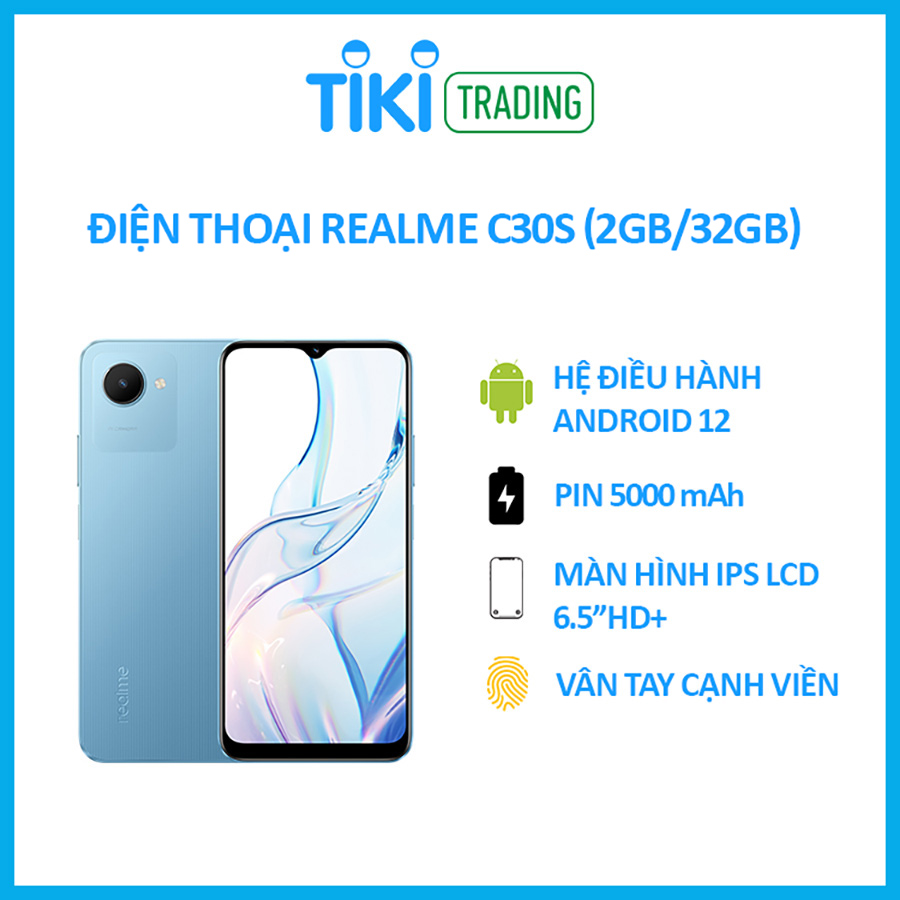 Điện thoại Realme C30s  - Hàng chính hãng