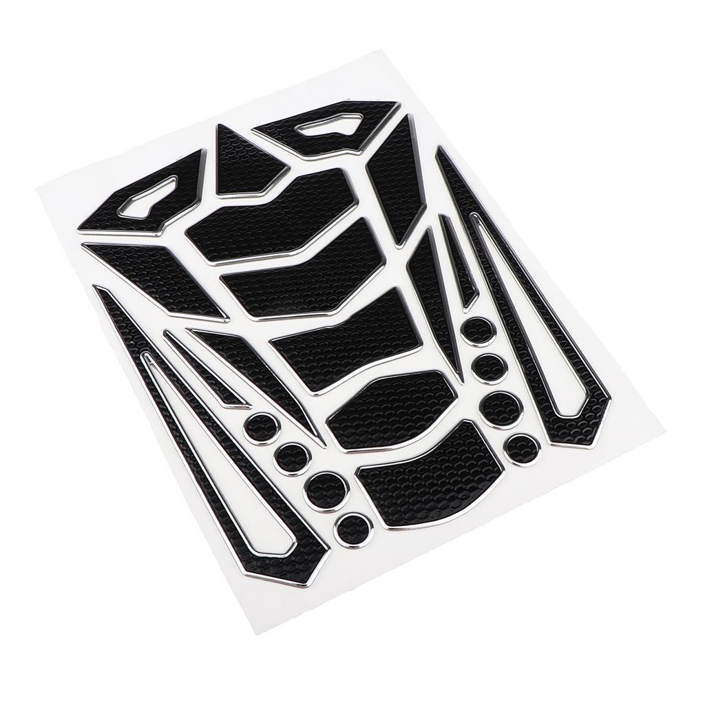 Motorcycle Reflective Sticker Gas Tank Protector Knee Fuel Side Grips Universal fits for Motorbikes