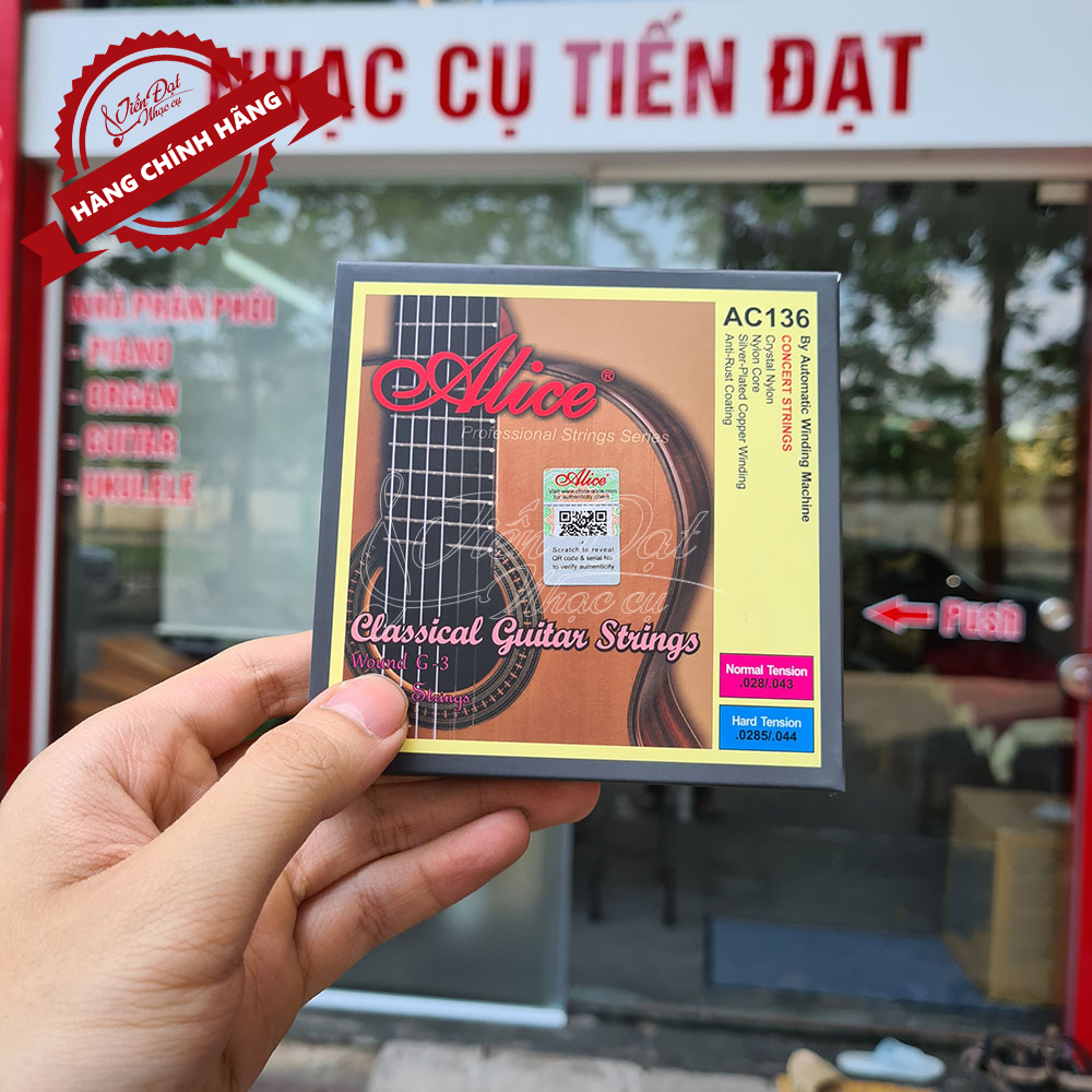 Bộ Dây Đàn Guitar Classic Alice AC136 - Hàng Chính Hãng