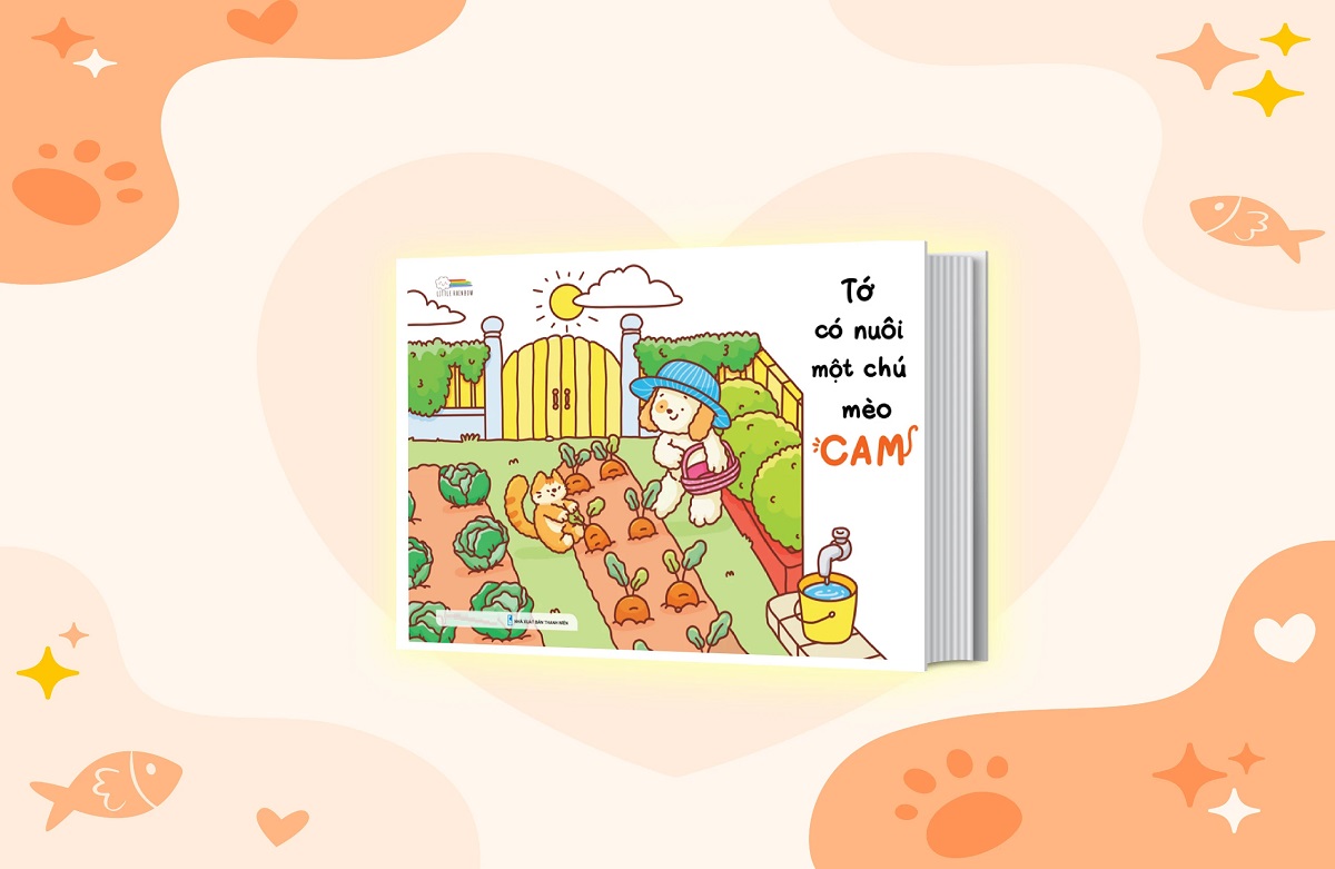 Sách Tô Màu - Tớ Có Nuôi Một Chú Mèo Cam