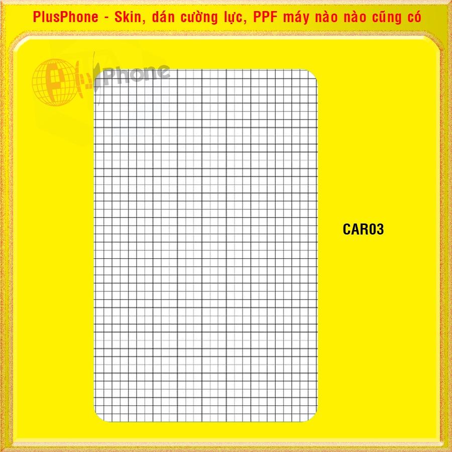 Dán Skin cho mặt sau Nokia T20 10.4 inch in hình caro