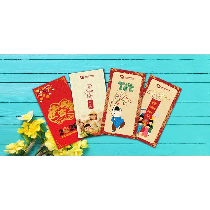 Combo 50 Bao lì xì mẫu mới nhất tết 2020 ( mẫu ngẫu nhiên )