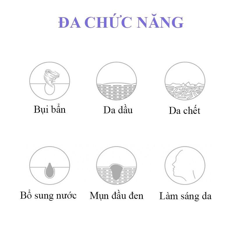 Máy Hút Mụn Mini ️Bằng Nước ️ Máy Hút Mụn Cầm Tay, Mụn Cám Bã Nhờn Làm Sạch Lỗ Chân Lông 4 Đầu Hút