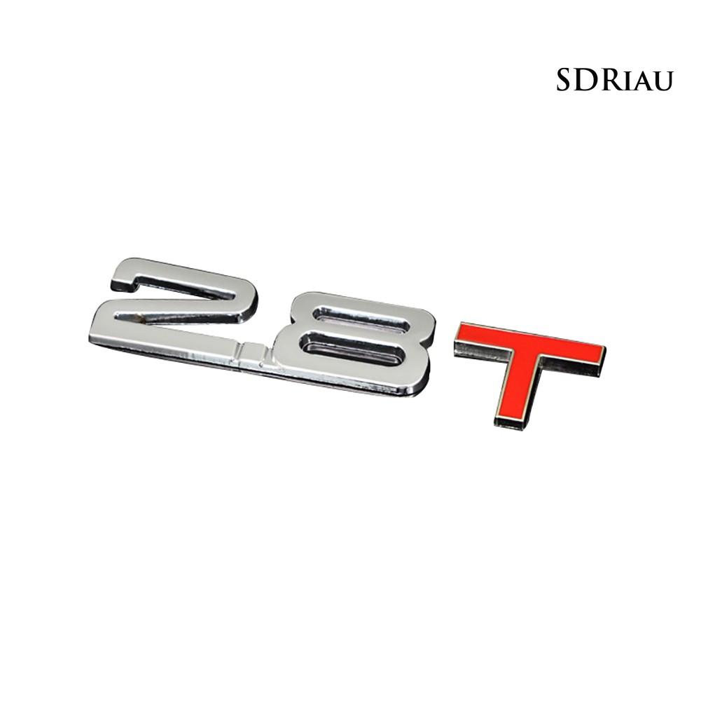 Sticker Kim Loại 3d Dán Trang Trí Xe Hơi 1.6 1.8 2.0 3.0 T