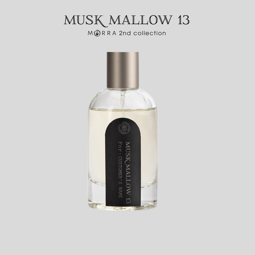 Nước Hoa Nam Nữ Morra Musk Mallow 13 Chai 100ml Tem Kim Loại Hương Thơm Thuần Khiết, Tinh Tế, Bí Ẩn  - Dạng Xịt