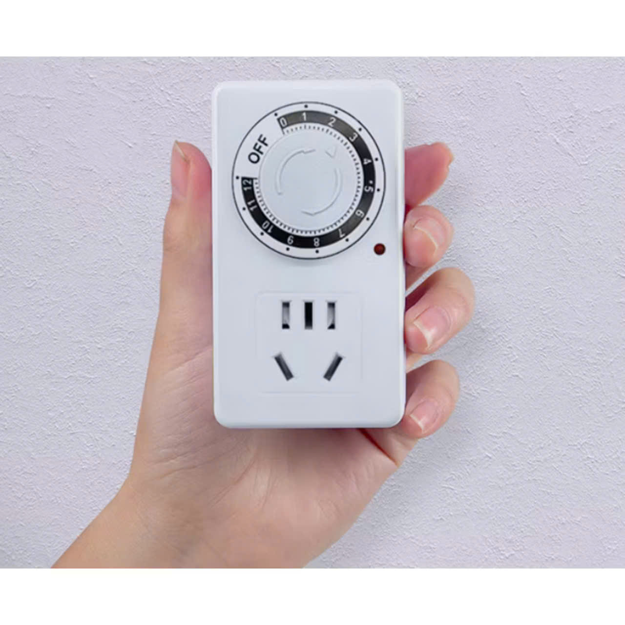 Ổ cắm hẹn giờ cơ MK-958 hẹn giờ tắt sử dụng đơn giản công suất 10A/220V, Chính hãng + Tặng Phích chuyển đổi từ 3 chấu sang 2