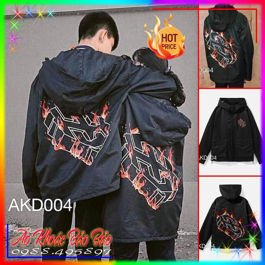 ÁO KHOÁC DÙ Logo Lửa - M480