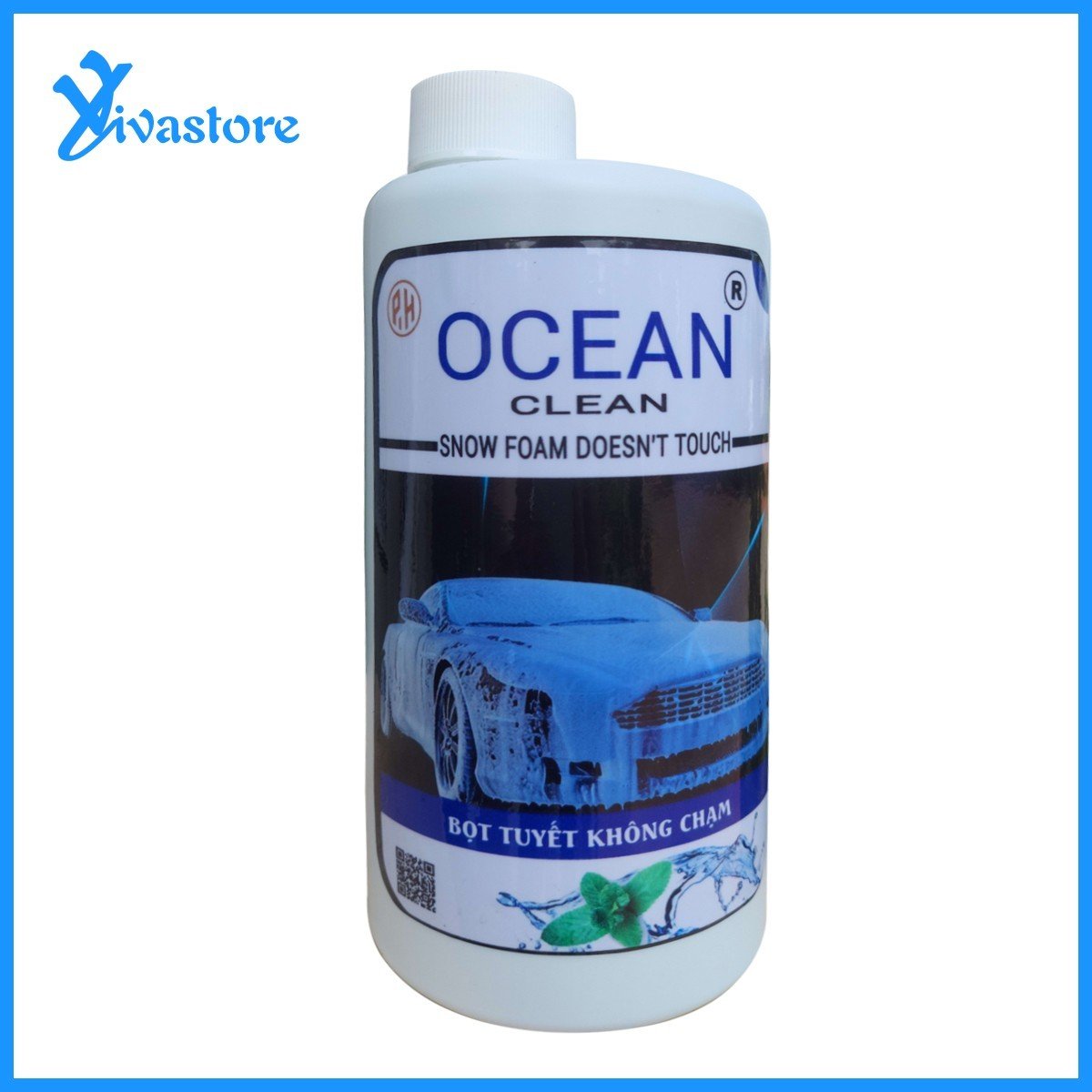 Bọt Tuyết Không Chạm Ocean 1000ml, Đậm Đặc Tiết Kiệm Sạch Nhanh Chóng