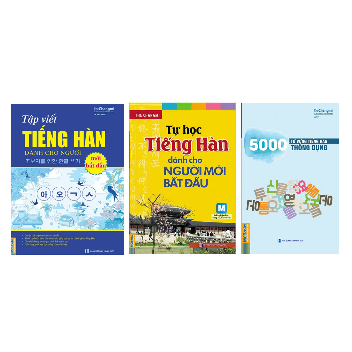 Combo 3 Cuốn: Tự Học Tiếng Hàn, Tập Viết Tiếng Hàn Dành Cho Người Mới Bắt Đầu Và 5000 Từ Vựng Tiếng Hàn Thông Dụng (Tặng Cuốn 45 Cấu Trúc Tiếng Hàn Căn Bản Và Giáo Trình Tiếng Hàn Tổng Hợp)