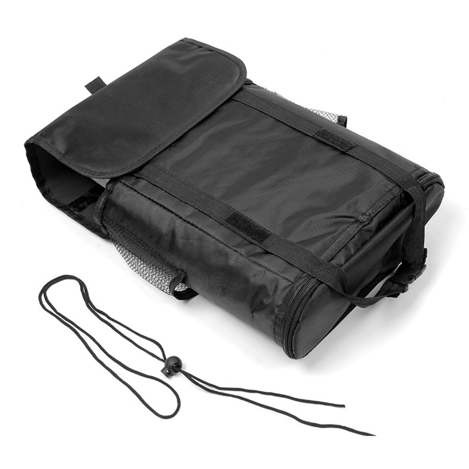 Car Seat Back Organizer Bottle Holders Hanging Travel Storage Bag Insulated Bag