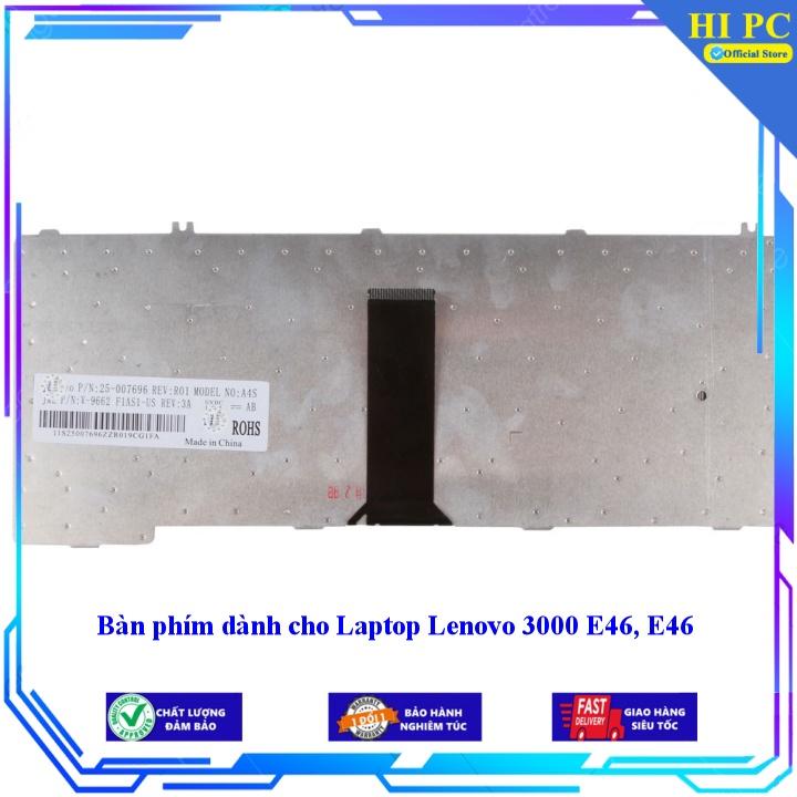 Bàn phím dành cho Laptop Lenovo 3000 E46 E46 - Hàng Nhập Khẩu