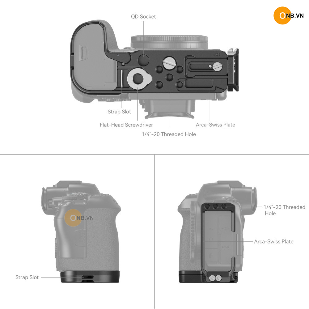 Smallrig L Plate Canon EOS R62 R6ii R5 R5C R6 code 4160