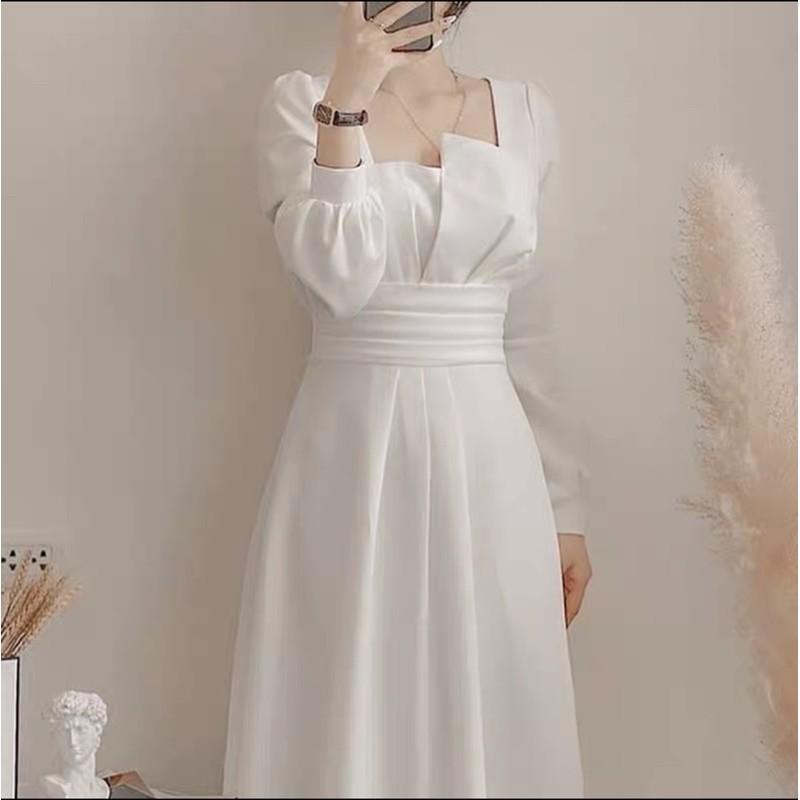 ARI DRESS Đầm trắng dự tiệc sang trọng #đầmtrang #vaytrang #damdutiec #damthietke