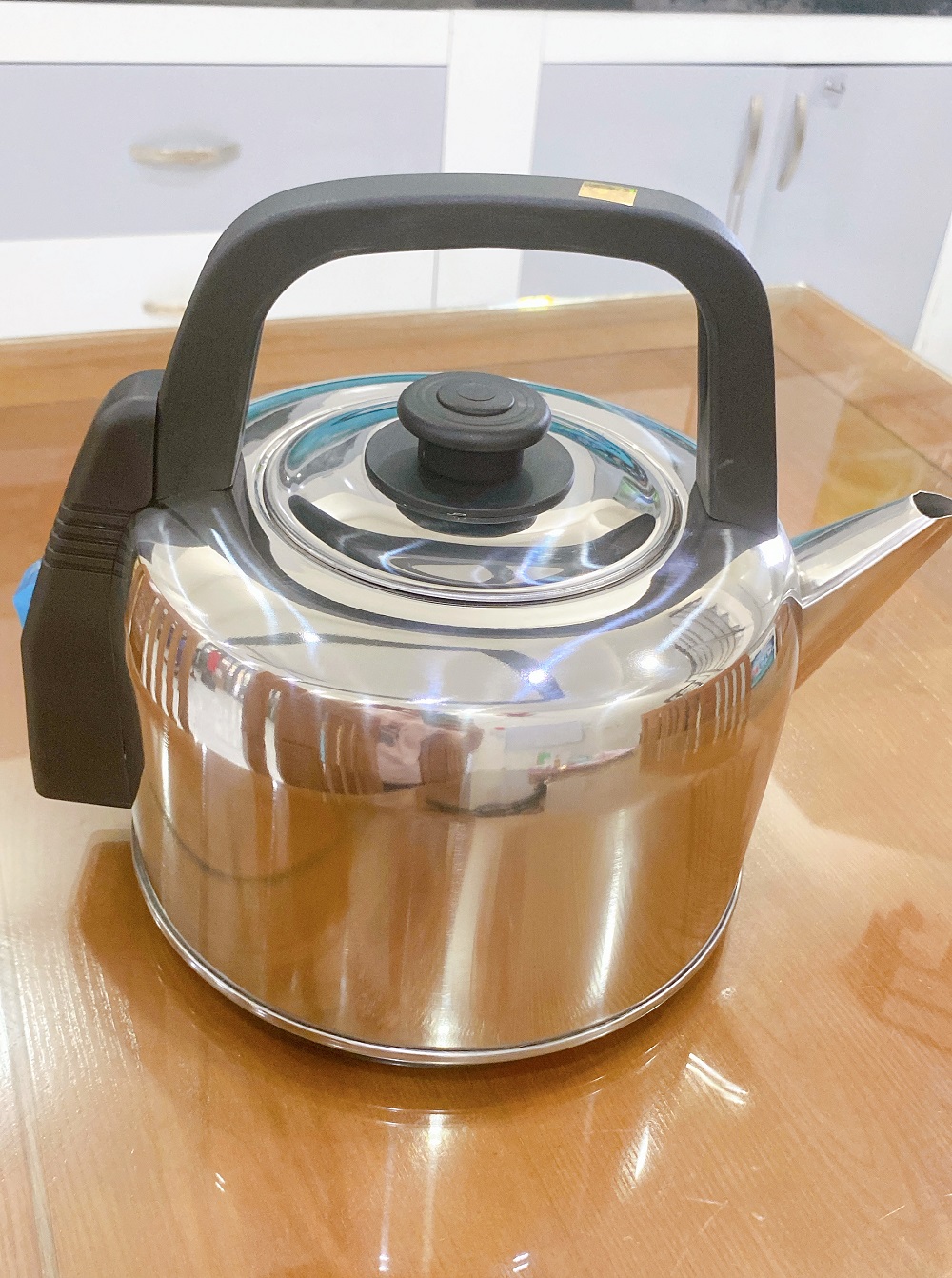Ấm đun siêu tốc Panafresh OP-47A 5L (inox) - lò xo nhiệt- Hàng chính hãng