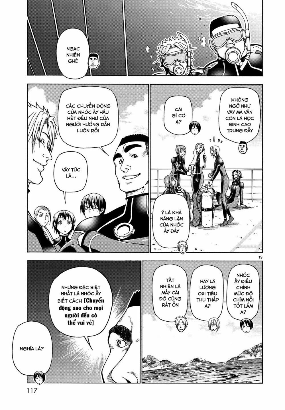 cô gái thích lặn - grand blue chapter 35 19