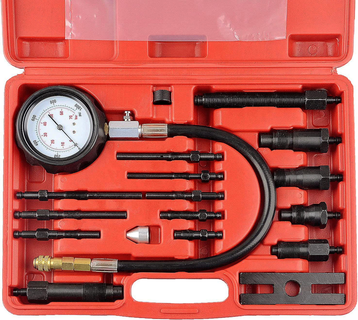 Đồng hồ đo áp suất động cơ dầu, dụng cụ đo áp suất động cơ diesel TU -15B