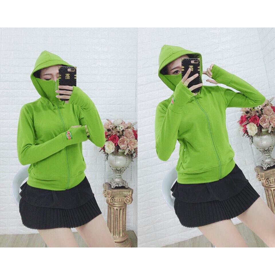 Áo khoác chống nắng nữ tay sỏ ngón CX01-Tím
