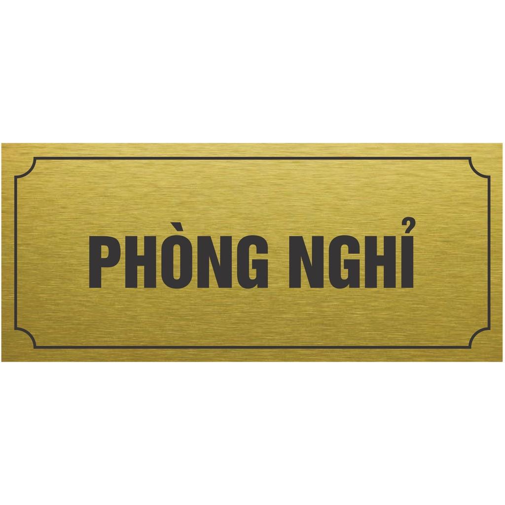 Bảng phòng ban, bảng chỉ dẫn cho nhà hàng, khách sạn cho các công ty xí nghiệp nhiều mẫu mã bằng alu vàng