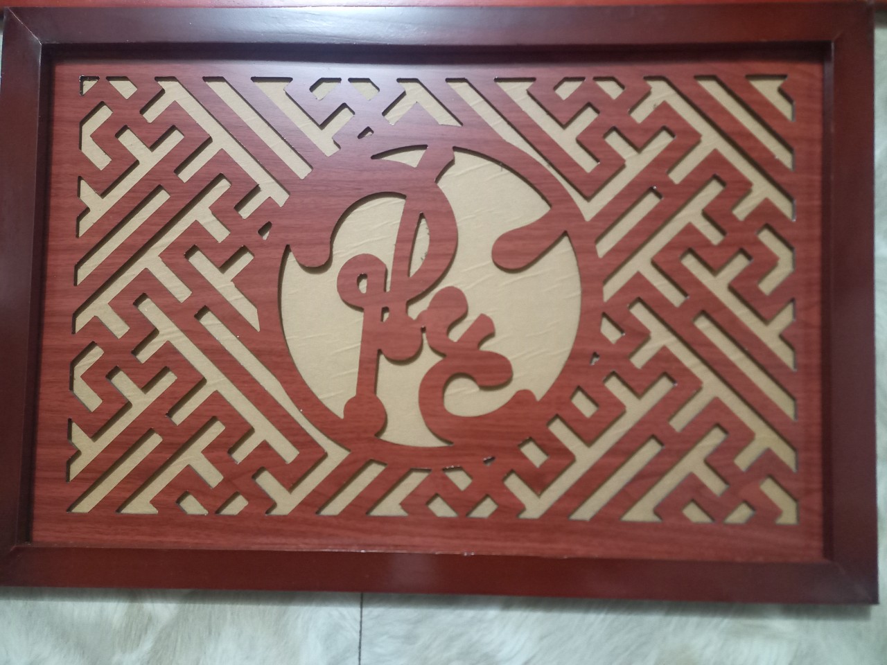 Tấm (Chắn khói) chống ám khói bàn thờ gia tiên, bàn thờ treo tường kiểu dáng đẹp