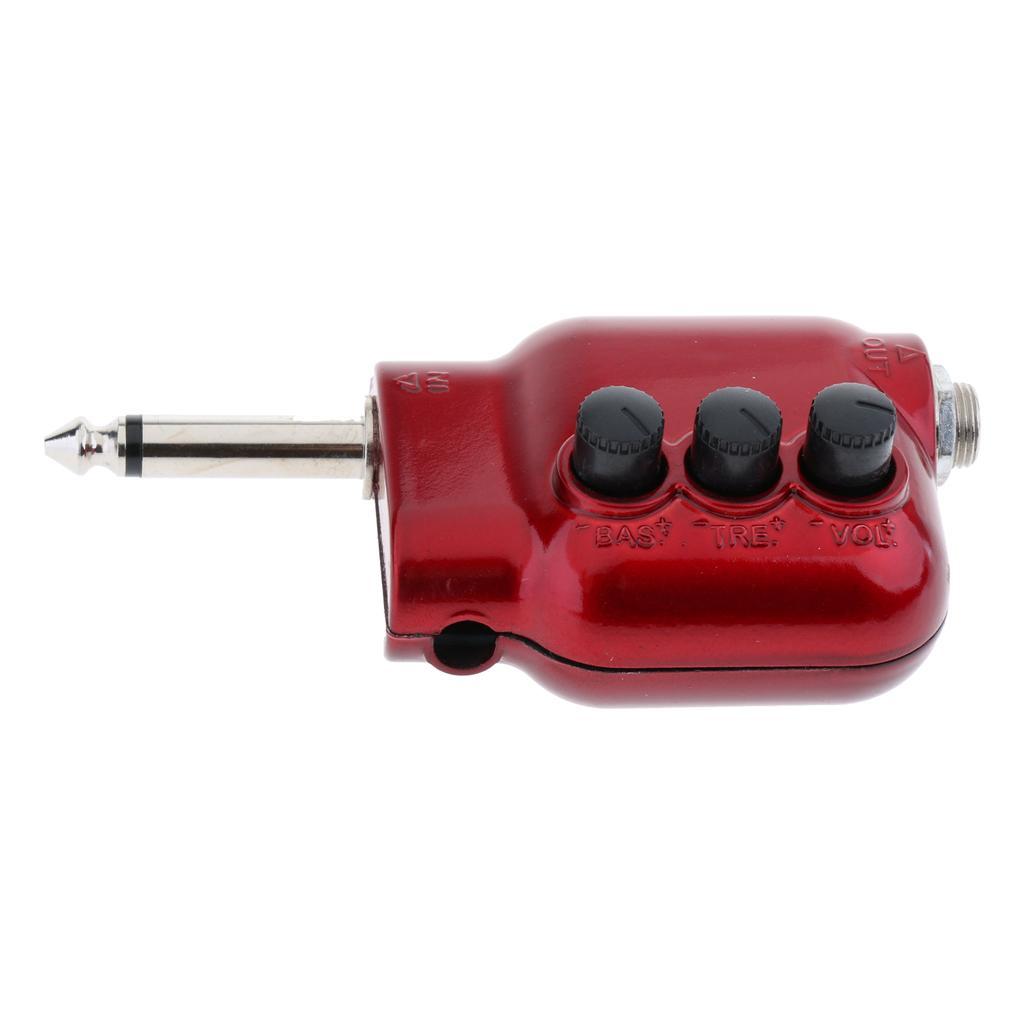 Durable Mini Guitars Pickup EQ Equalizer Preamplifier DI Gig Accessory