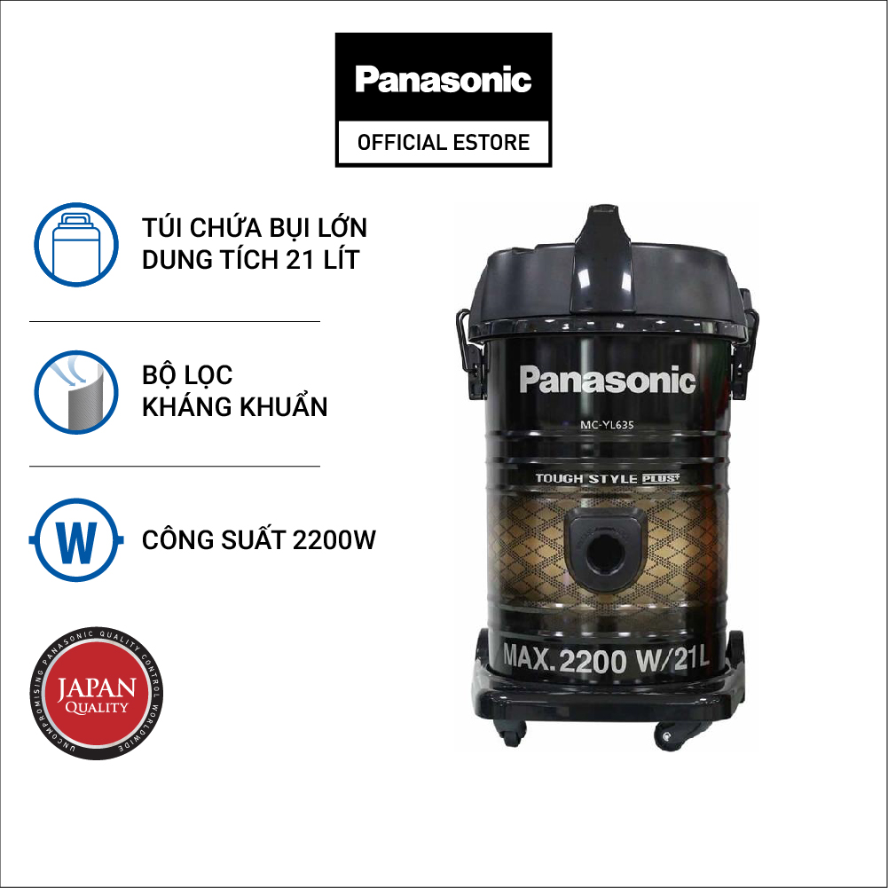 Máy Hút Bụi Công Nghiệp Panasonic PAHB-MC-YL635TN46 - Hàng Chính Hãng