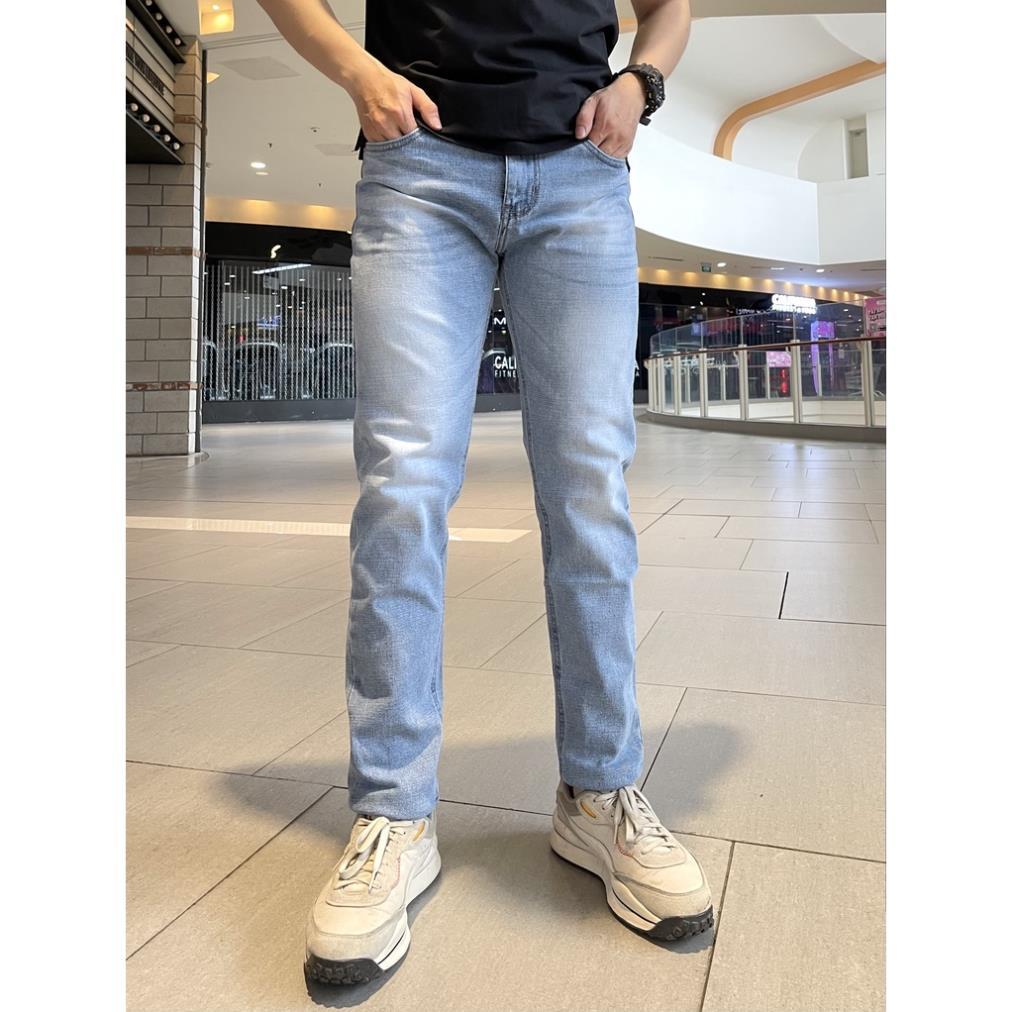 Quần Jean Nam 5 Màu Vải Co Giãn , Phom Ôm, Trẻ Trung, Thanh Lịch, Co Giãn Tốt ,Size 95kg