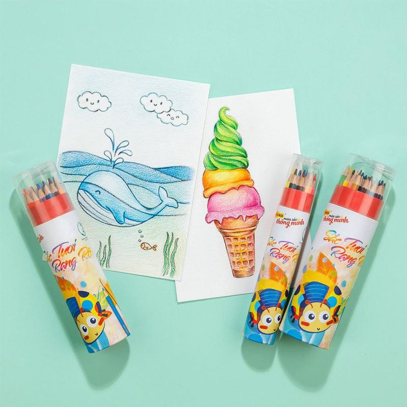 Hộp 12 Bút Chì Màu Kèm Chuốt Chì - Thiên Long CPC-C020