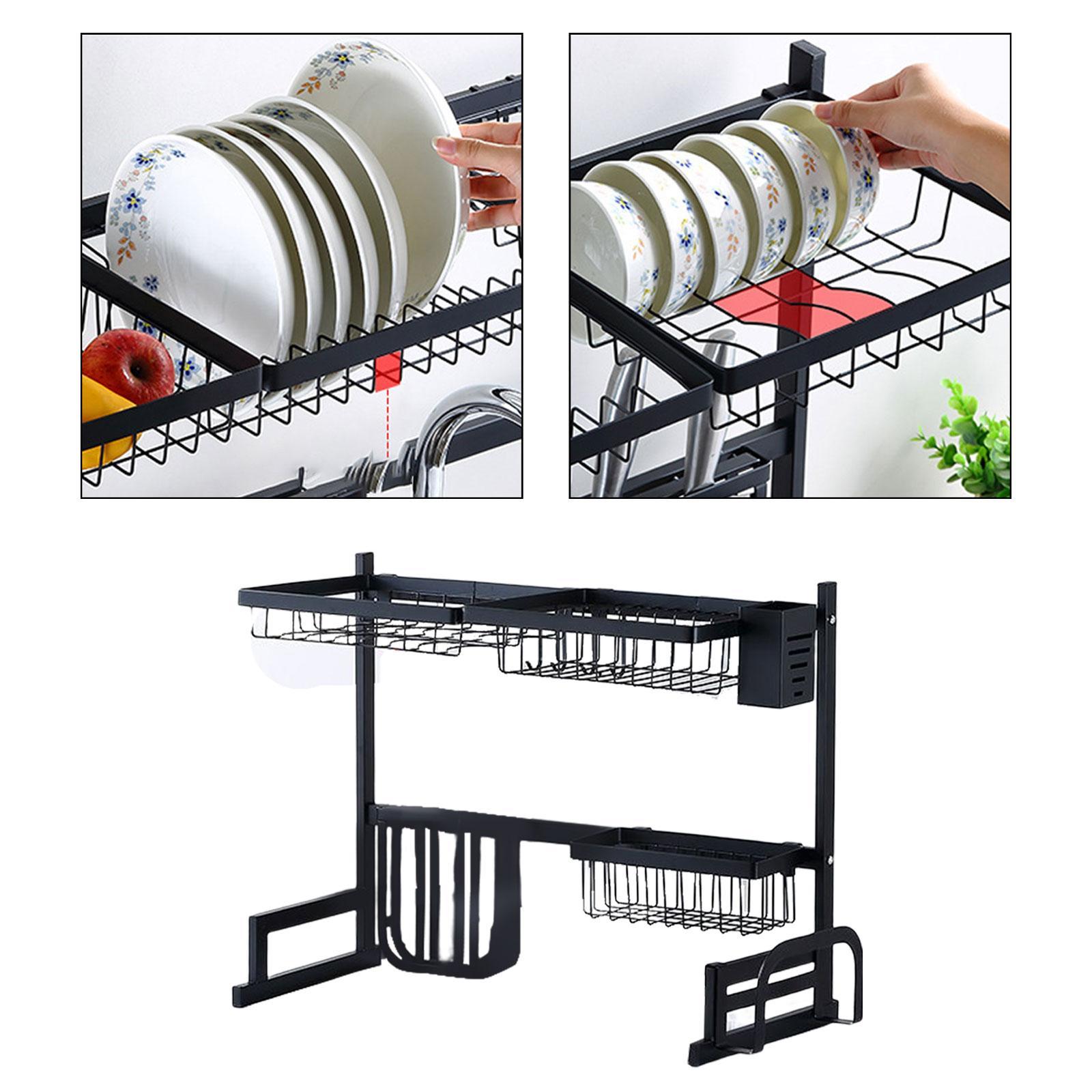 Multifunctional Over Sink Bowl Organiser Kitchen Drainer Storage Holder