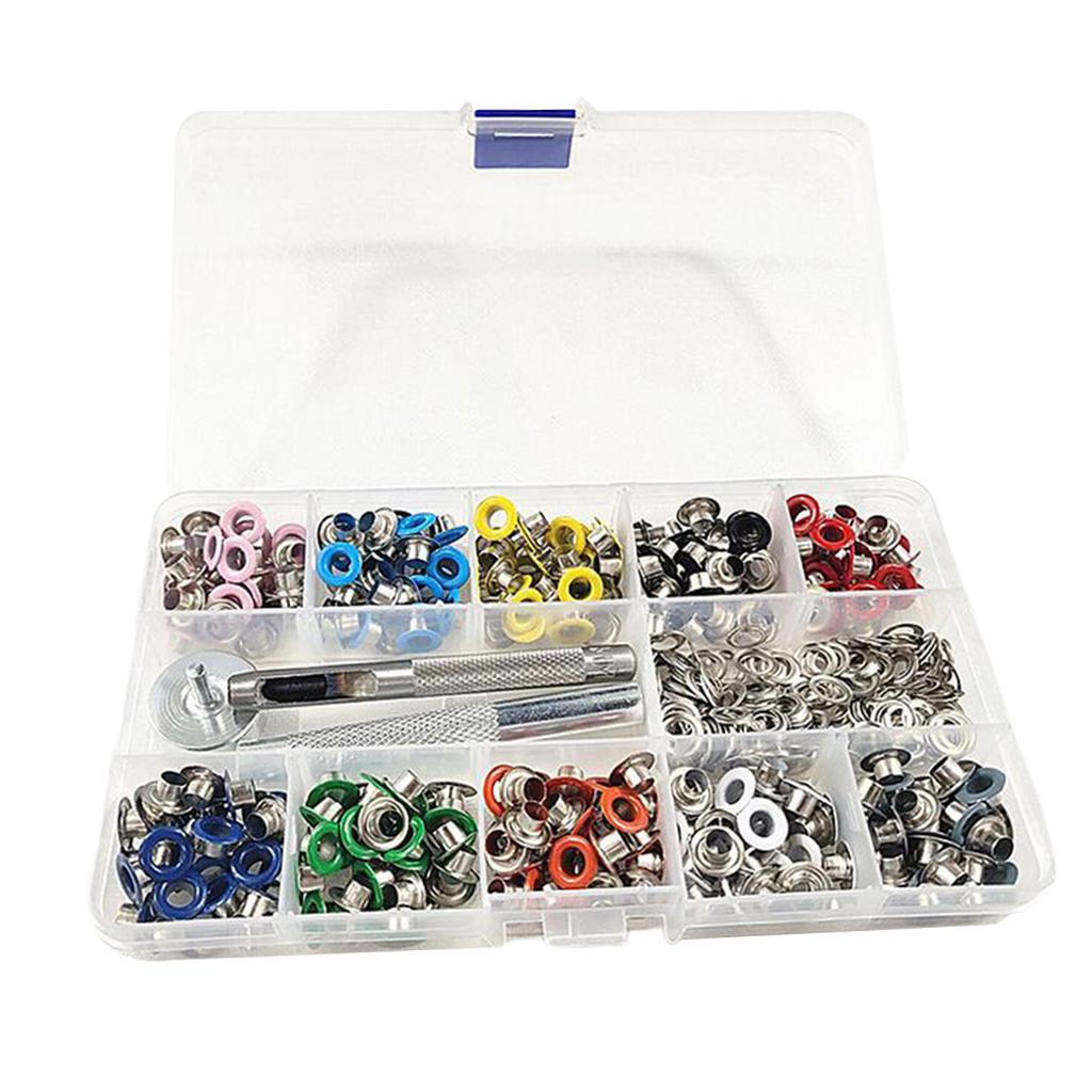 Dây Giả Khóa Grommet Gắn Dụng Cụ Làm Đồ Da Thủ Công Đinh Tán Thay Thế