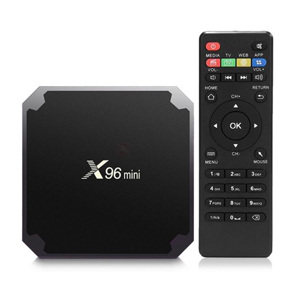 Android Tivi Box X96 Mini Ram 2 GB Rom 16GB +Chuột không dây SANNY MS300 + Lót chuột 32cm -Hàng nhập khẩu