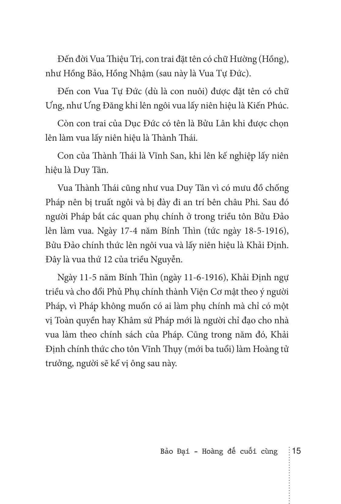 Bảo Đại - Hoàng Đế Cuối Cùng