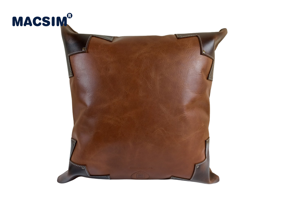 Gối tựa lưng, tựa đầu đa năng, gối sofa cao cấp Macsim kích thước 40cm x 40cm màu vàng