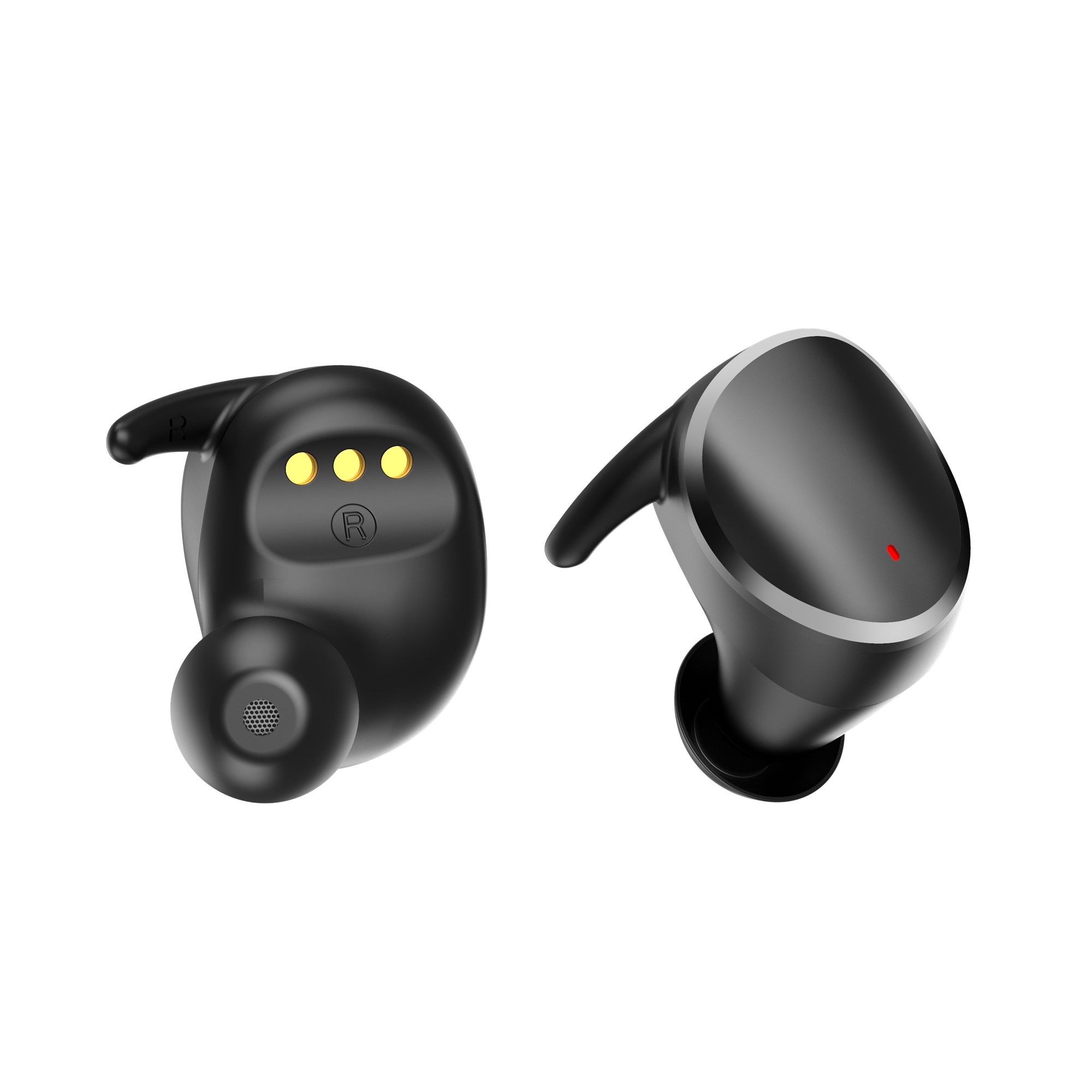 Tai nghe Bluetooth V5.0 True Wireless Earbuds điều khiển cảm ứng hỗ trợ nghe đơn hoặc đôi 2 bên tai với micro HD chống ồn dành cho smartphones