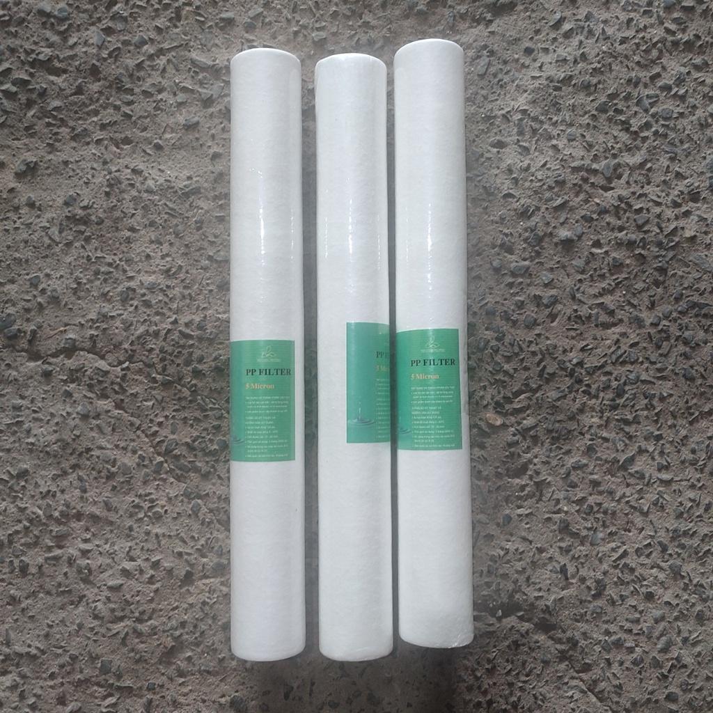 Combo 3 lõi lọc tinh PP 5micron 20 inch