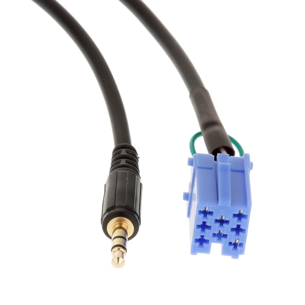 Car Radio 3.5mm Aux Music Adapter Cable for iPod iPhone Mp3 for Smart 450