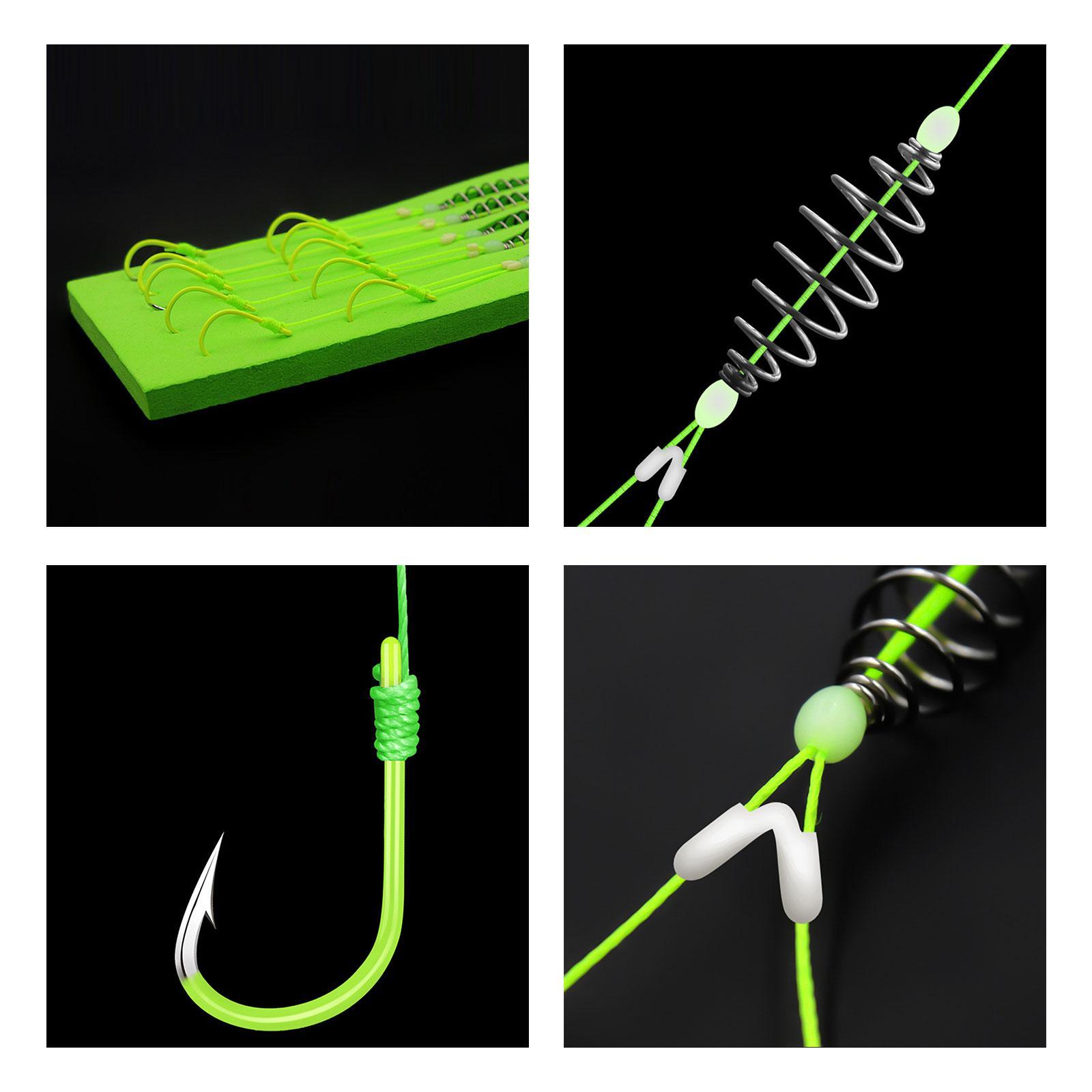 Carp Fishing Feeding Spring Double Barbed Hooks Durable Pond Spring Hook