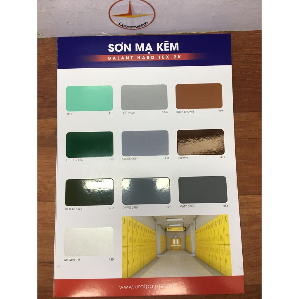 Sơn sắt kẽm 2 thành phần màu đen 410 (1kg/Bộ)