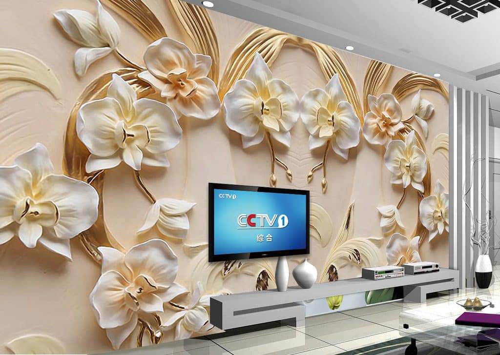 1m2 Tranh dán tường 3D nhiều họa tết khác nhau decor phòng khách, phòng ngủ siêu xinh