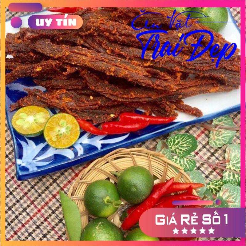Khô bò que túi Zip bạc 100g - Trai Đẹp Snack
