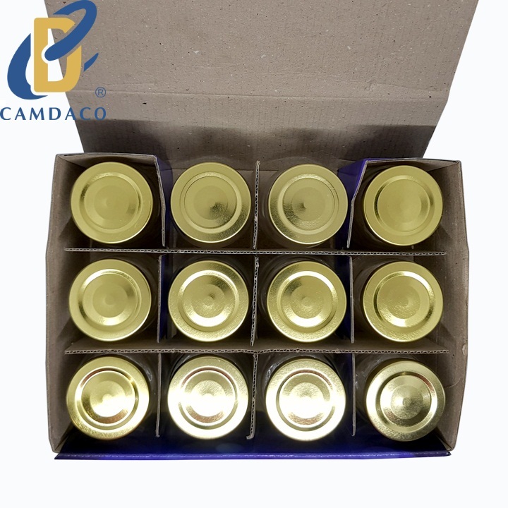 Combo 24 Hũ Lọ Thủy Tinh Làm Sữa Chua Nắp Thiếc CAMDACO
