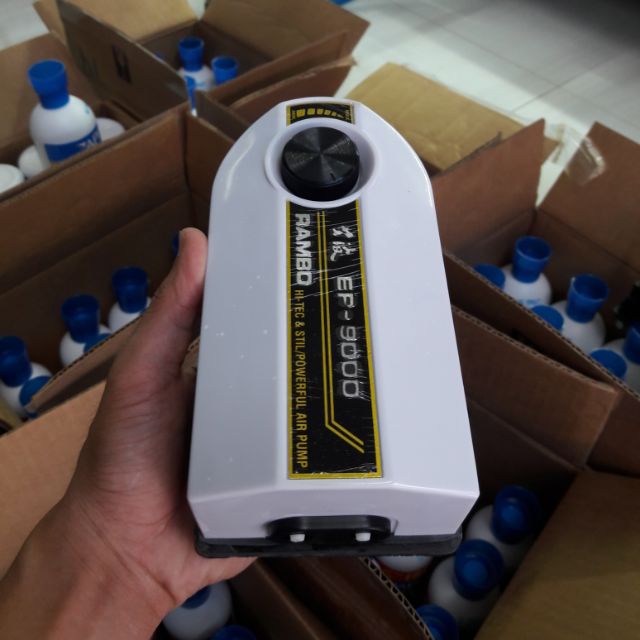 Máy sục sủi khí oxy 2 vòi 9000 cho hồ cá cảnh
